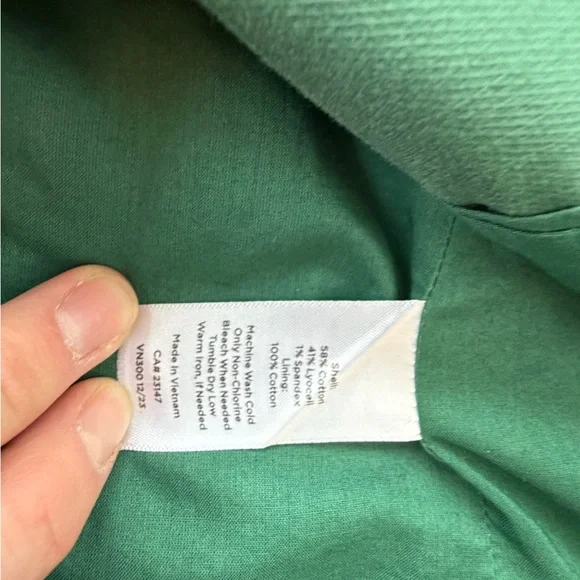 Talbots Green Cropped Blazer - Picture 6 of 6